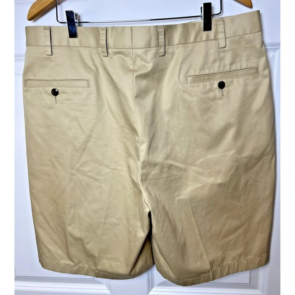 Orvis Signature Collection Chino Shorts 38 Khaki Soft Cotton 5‑Pocket 9